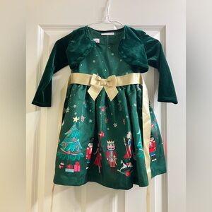NWT Bonnie Jean Nutcracker Dress, size 3T.